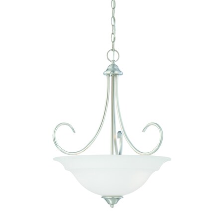 Thomas Bella 20'' Wide 3Light Pendant, Brushed Nickel SL891778